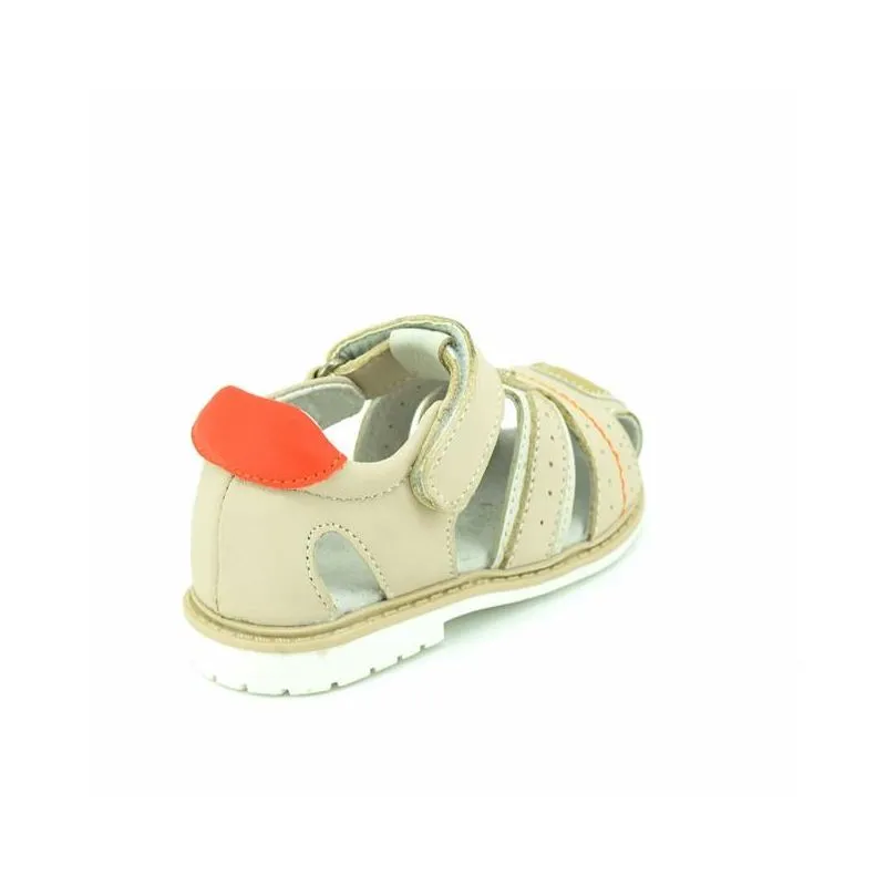 Sandalias niño de piel con refuerzo