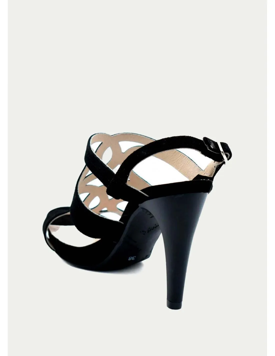 SANDALIAS PATRICIA MILLER 1944 NEGRO 