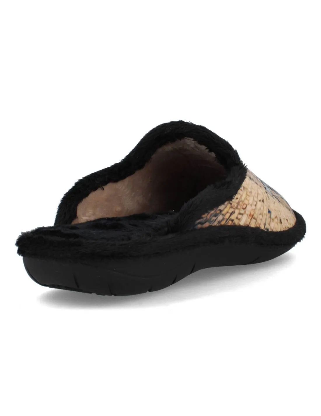 SUAVEFLEX  ZAPATILLAS CASA MORTADELO Y FILEMóN NEGRA