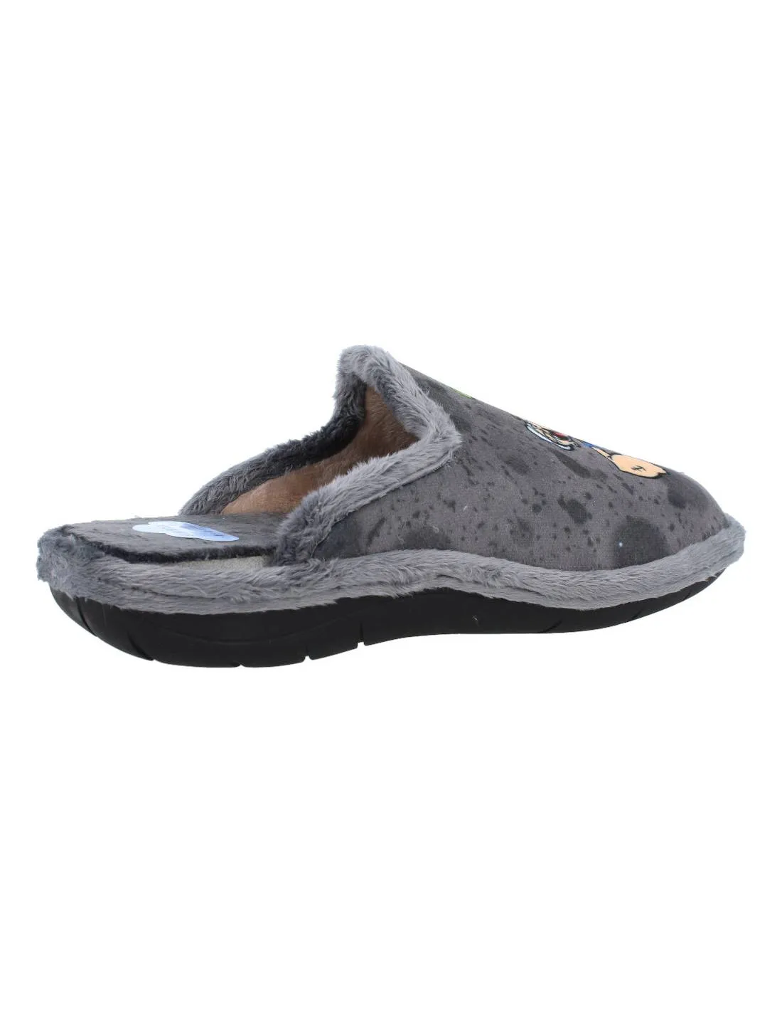 SUAVEFLEX  ZAPATILLAS CASA POPEYE Y BRUTUS GRIS