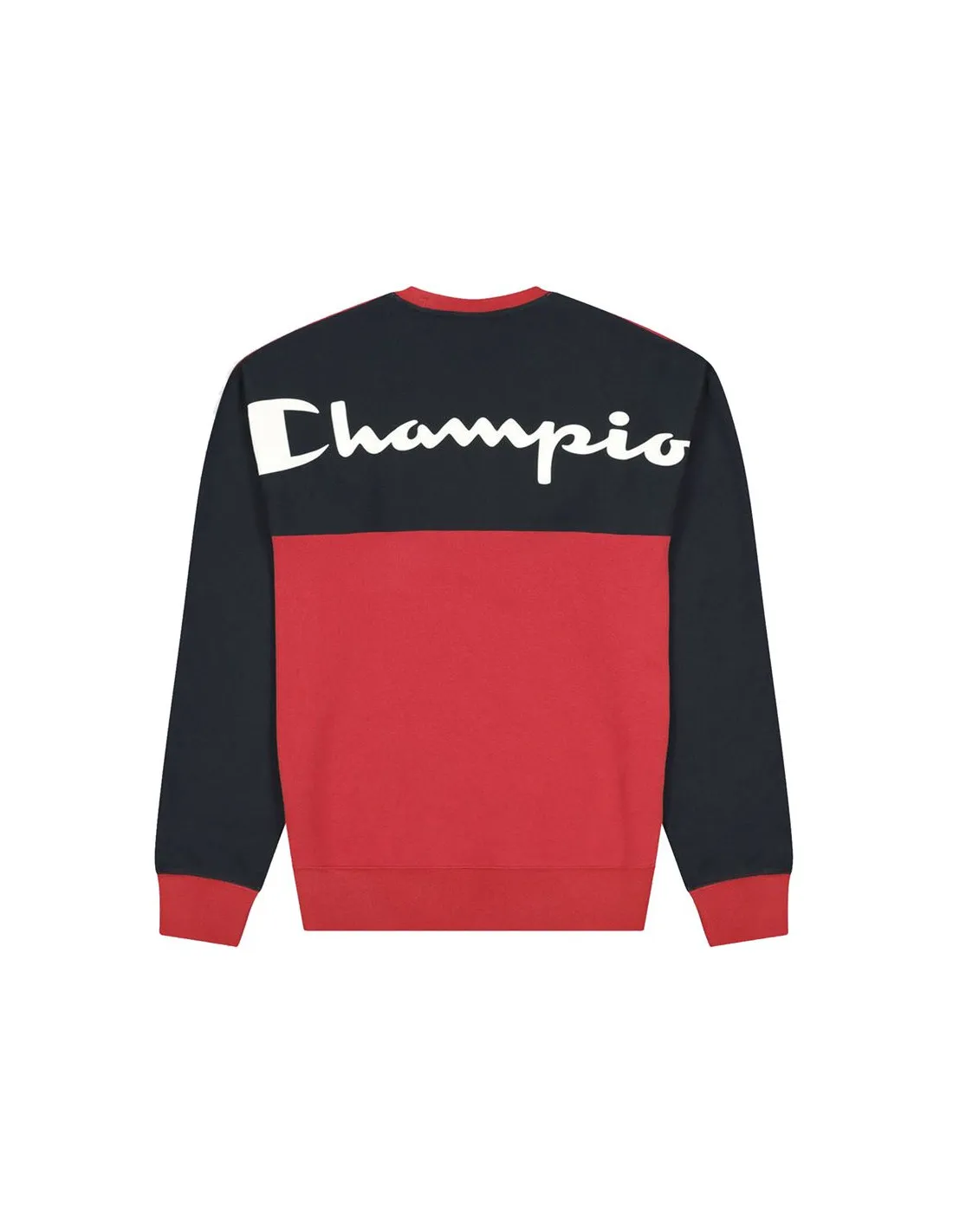 Sudadera Champion Spliced Script Logo Print Boy Red