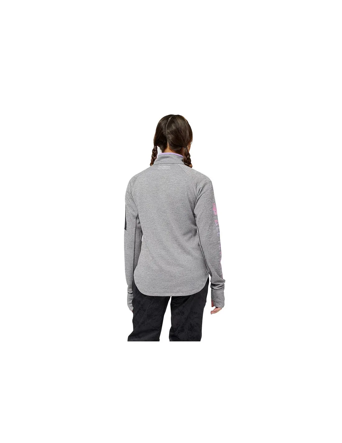 Sudadera de trail New Balance Impact Run AT gris Mujer