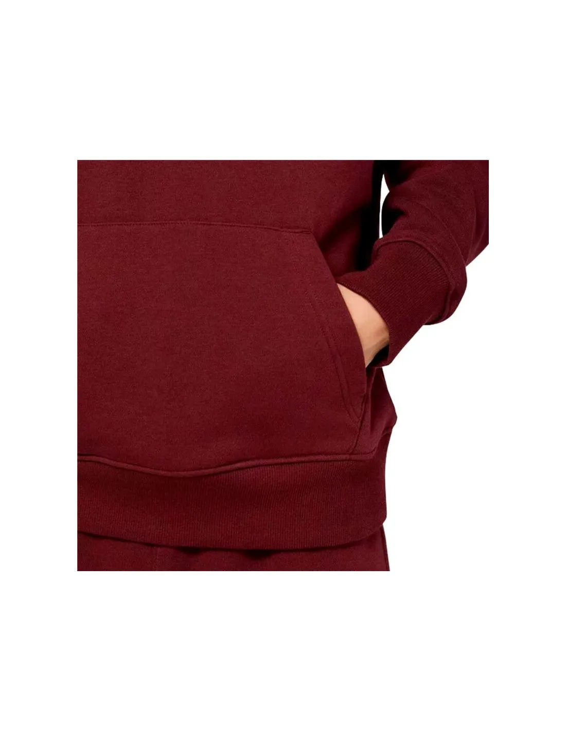 Sudadera New Balance Essentials Stacked Rubber PO vinotinto hombre