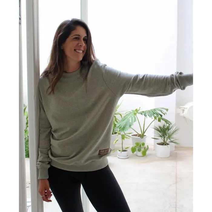 SUDADERA OLIVA  UNISEX