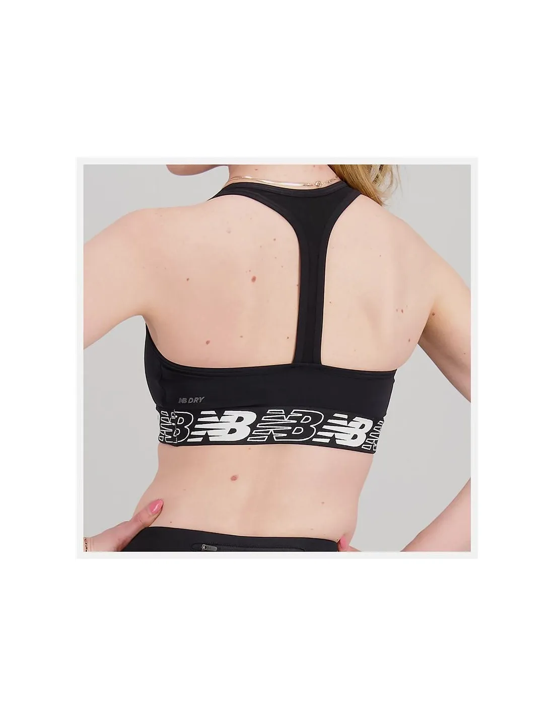 Sujetador deportivo New balance Pace Bra Mujer