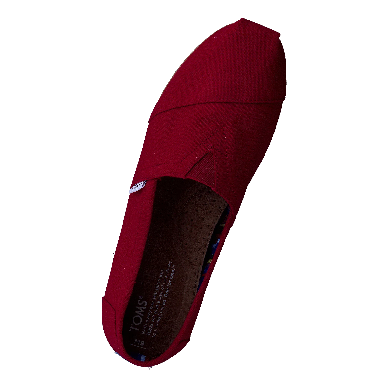 Toms zapatos Men's Classics Red Canvas