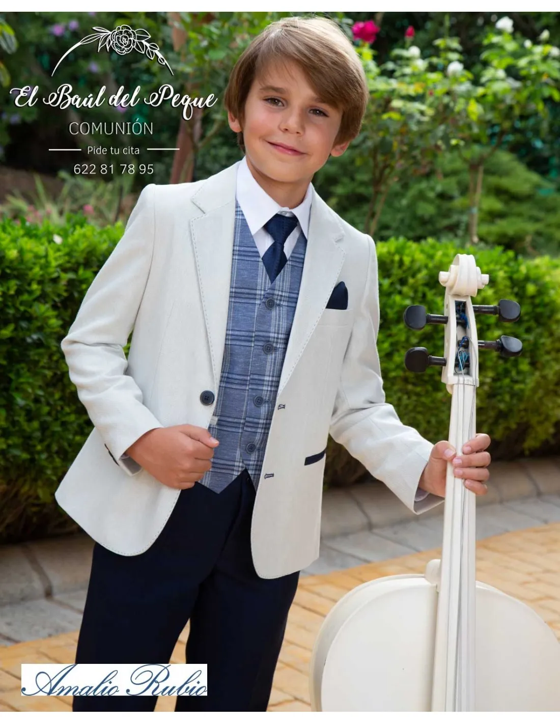 Traje Comunión y Ceremonia Niño Amalio Rubio Colección Calle