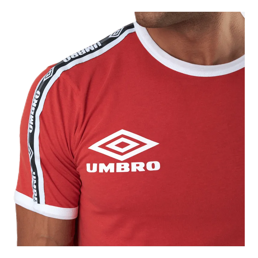 Umbro Ringer Tee Red