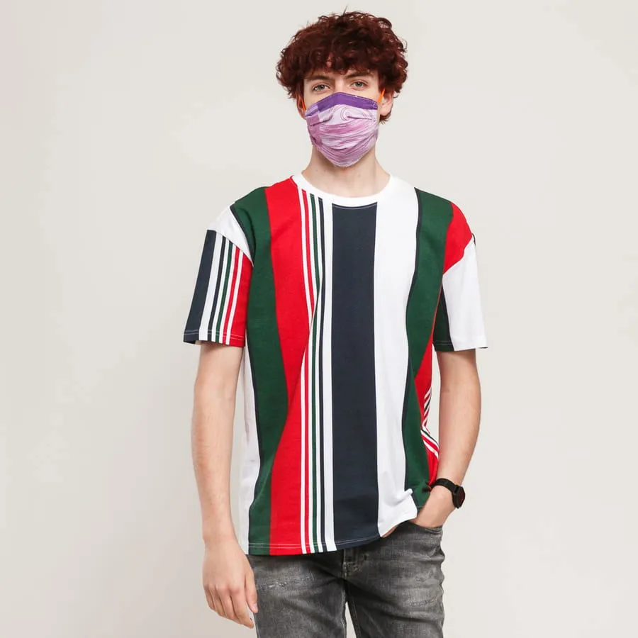 Urban Classics Heavy Oversized Big AOP Stripe Tee