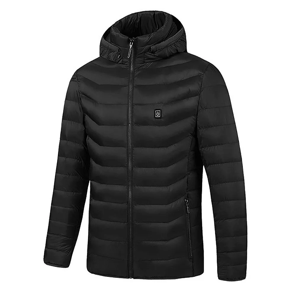 Usb Charging Electrothermal Jacket Smart Heating Hooded Coat Para Mujeres Hombres