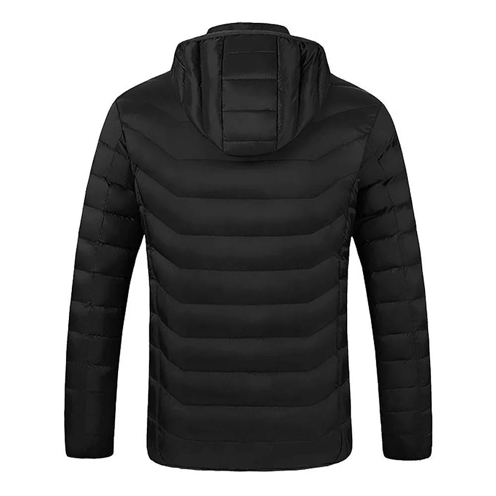Usb Charging Electrothermal Jacket Smart Heating Hooded Coat Para Mujeres Hombres