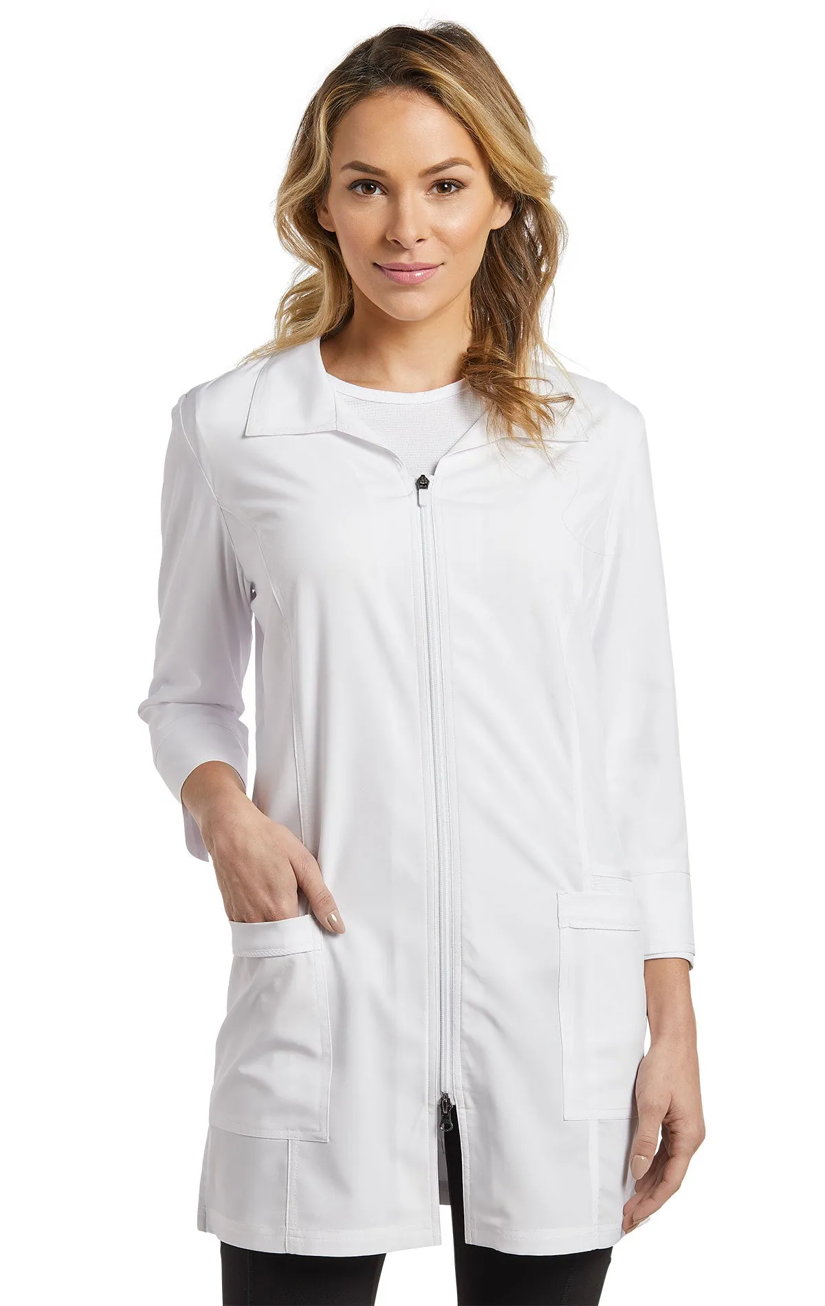 WHITE CROSS FIT LAB COATWHITE