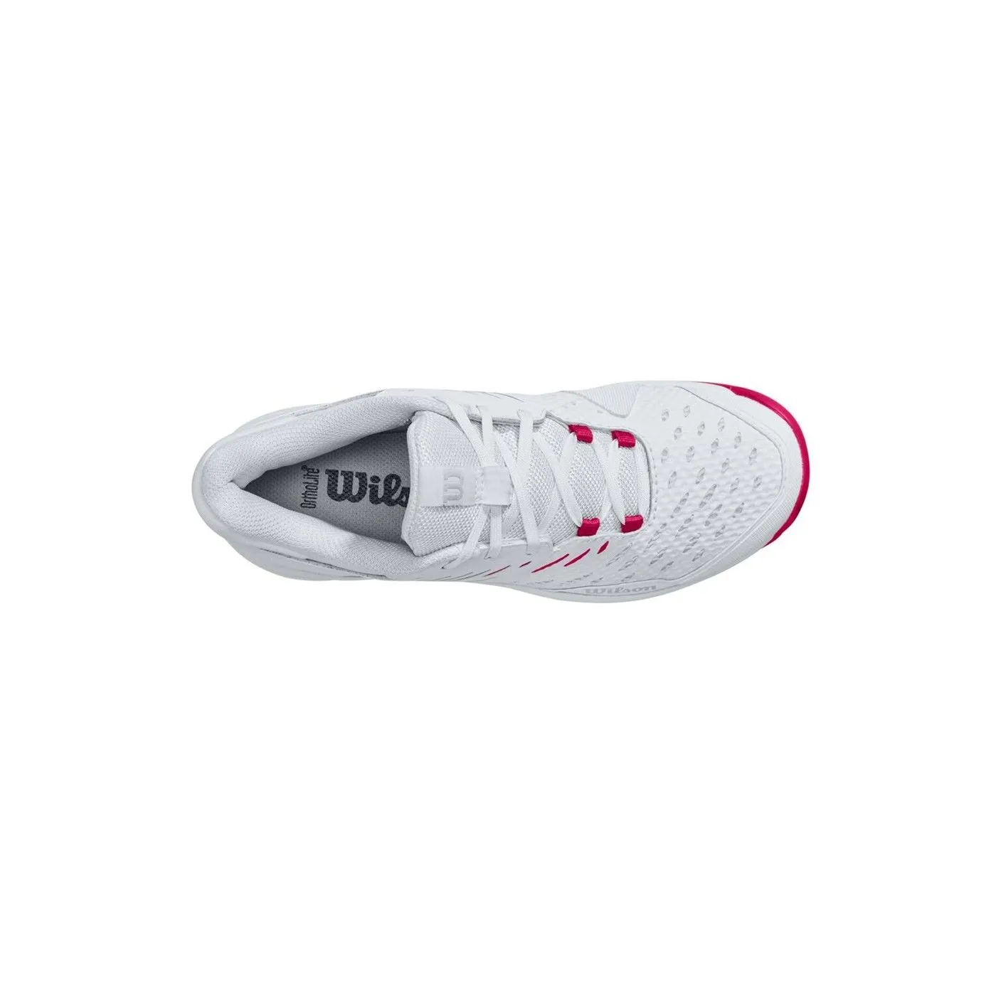 Wilson Kaos Comp 3 Blanco Rosa Mujer