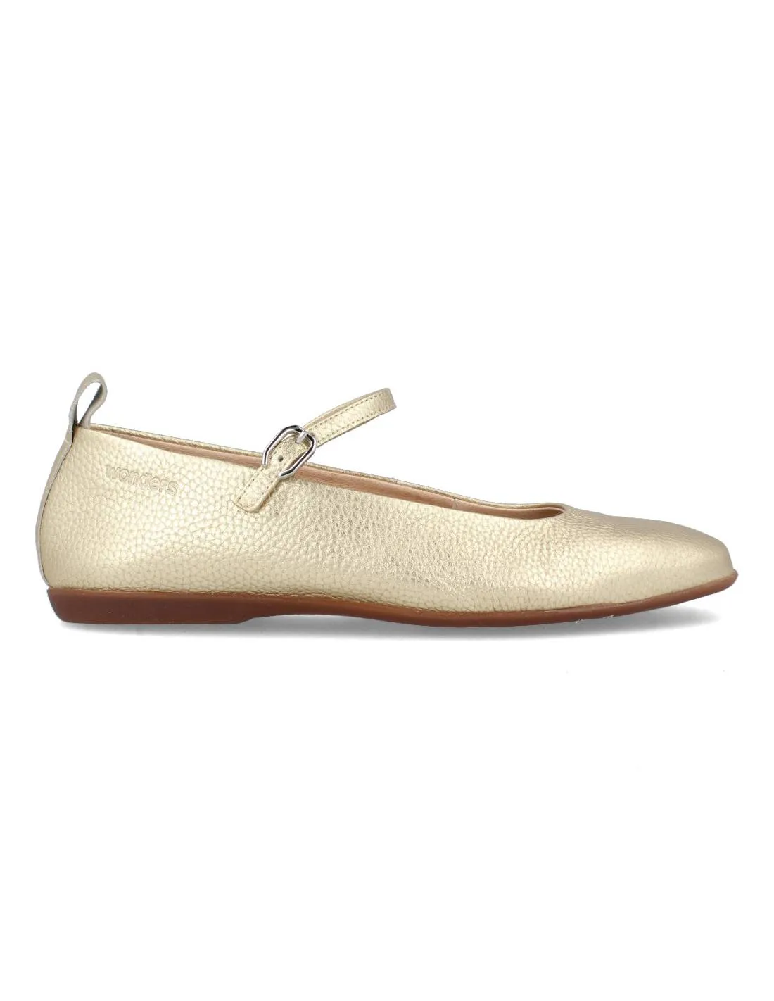 WONDERS  MERCEDITA PIEL HEBILLA PLATINO