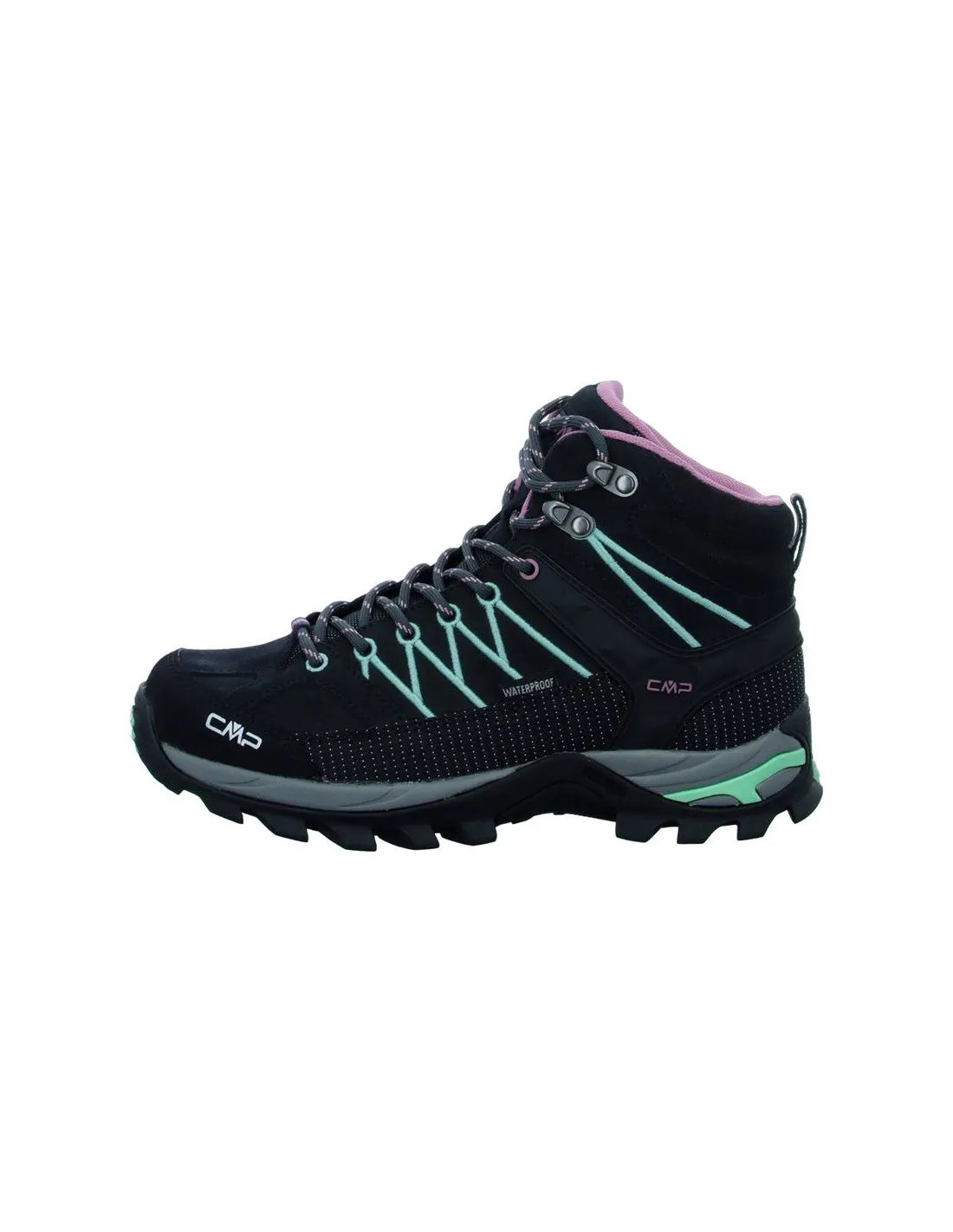 Zapatillas de Montaña Campagnolo Rigel Mid Trekking Wp Mujer Oscuro Gris