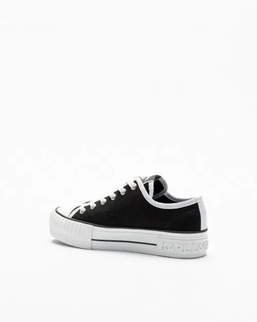 Zapatillas de plataforma Karl Lagerfeld KAMPUS MAX Nft Patch Lo Lace Negro