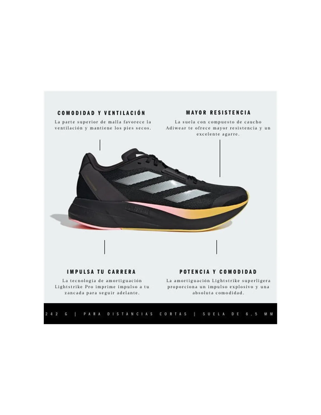 Zapatillas de Running adidas Duramo Speed Mujer Negro