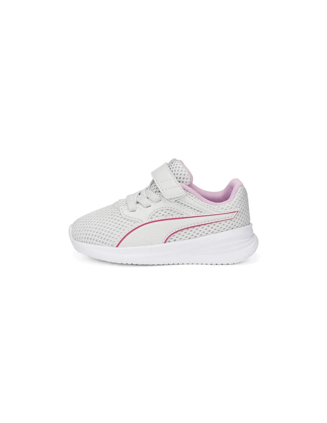 Zapatillas De Running Puma Transport Block Ac I Niño Feather Gris