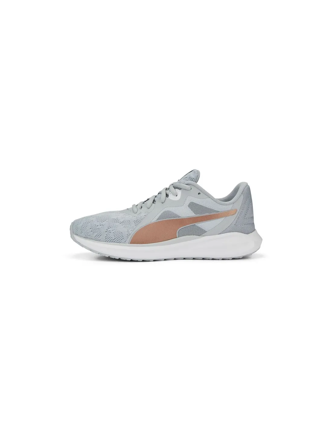 Zapatillas De Running Puma Twitch Runner Metall Mujer Platinum Gris