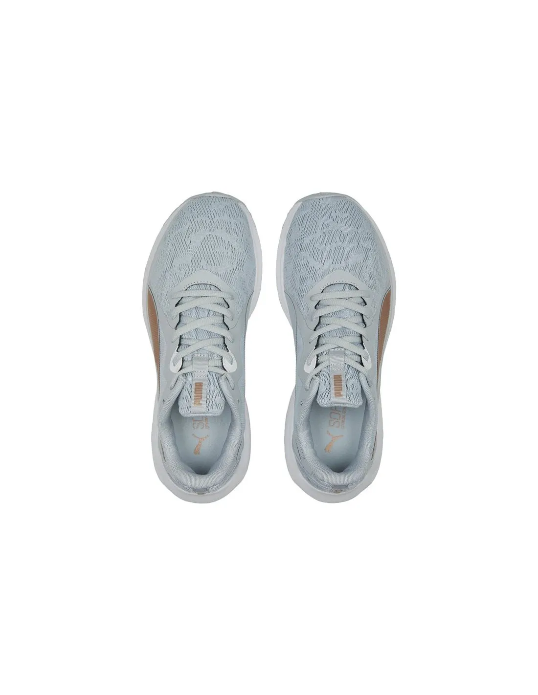 Zapatillas De Running Puma Twitch Runner Metall Mujer Platinum Gris