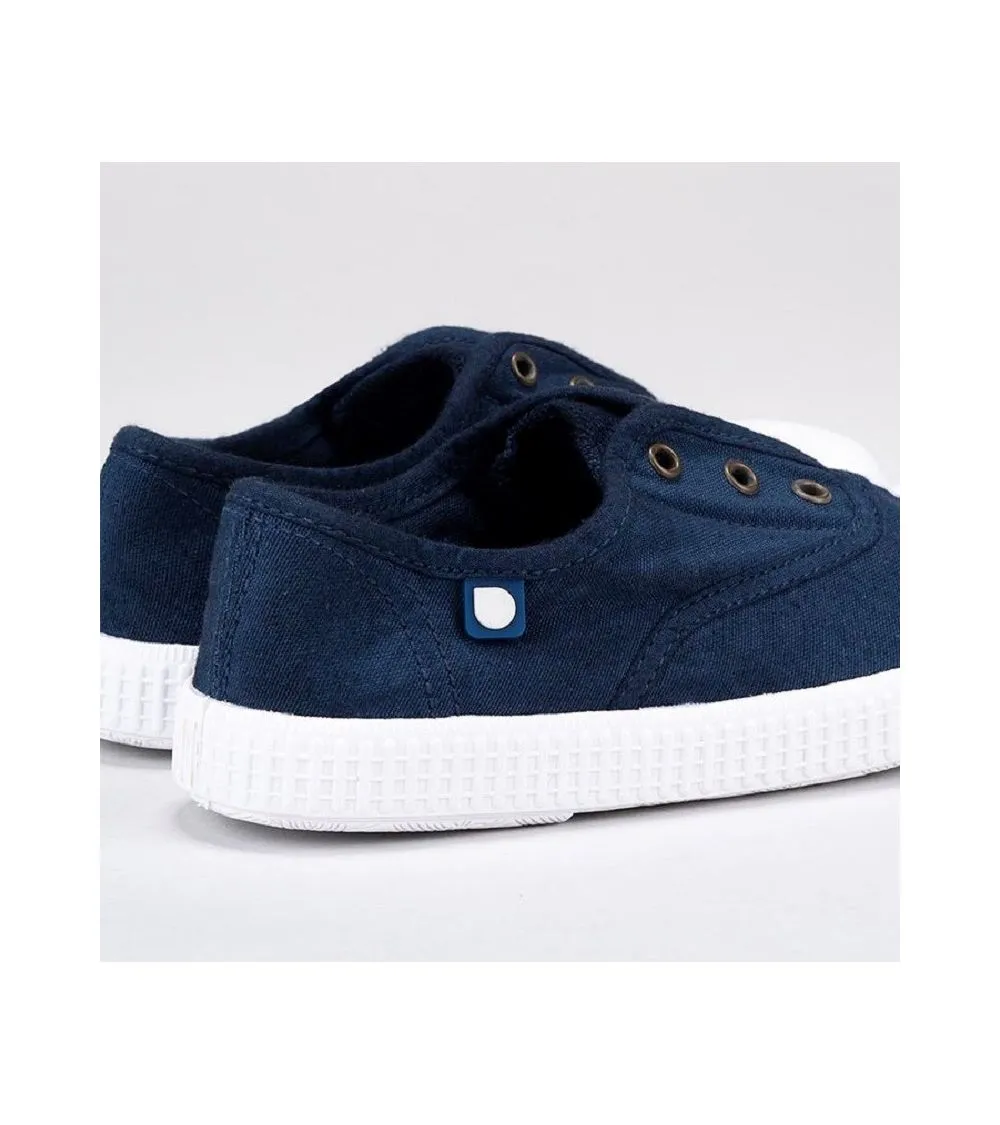 ZAPATILLAS LONA AZUL MARINO IGOR BERRI ELÁSTICO