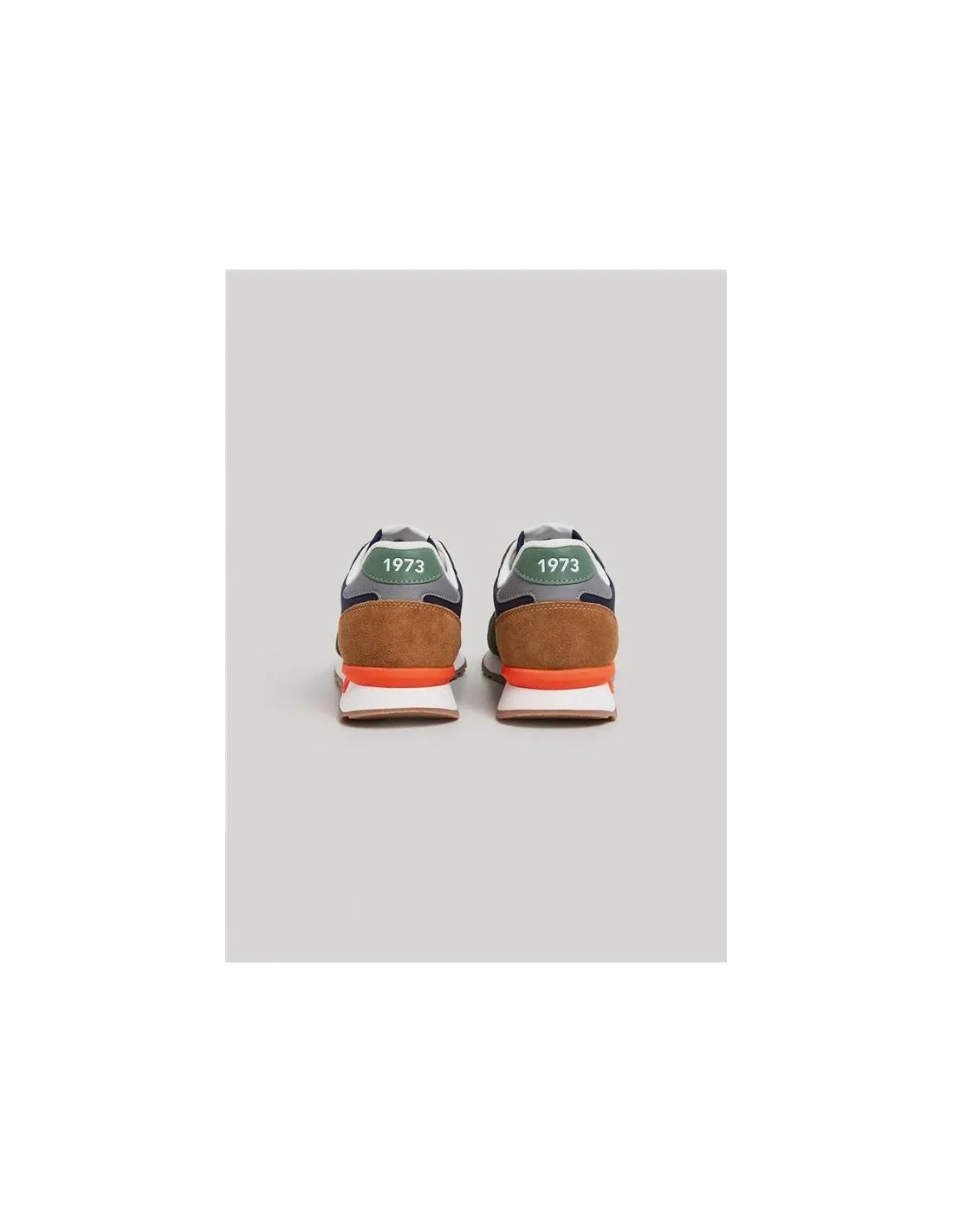 Zapatillas Pepe Jeans Brit Mix Hombre Verde Kaki