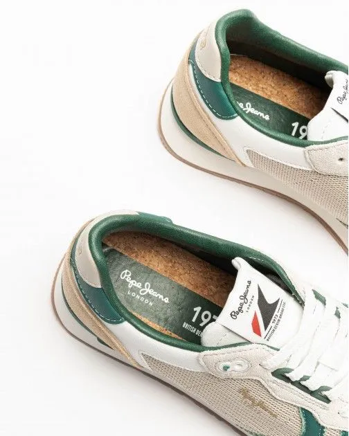 Zapatillas Pepe Jeans London Brit Retro M Beige