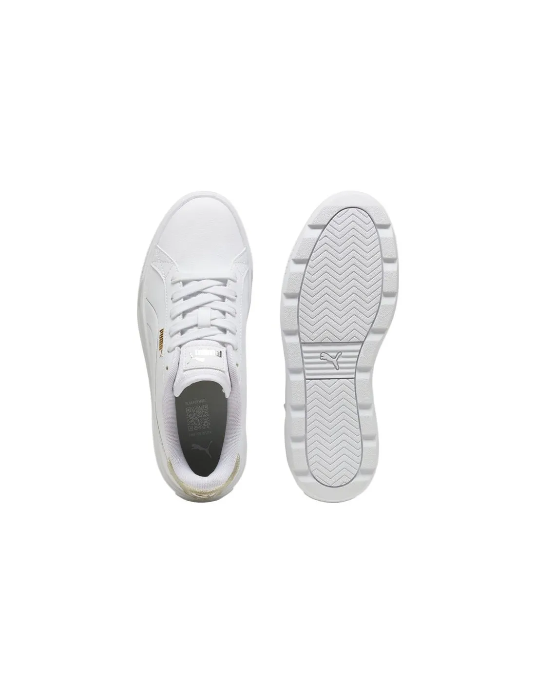 Zapatillas Puma Karmen Metallic Shine Blanco Mujer