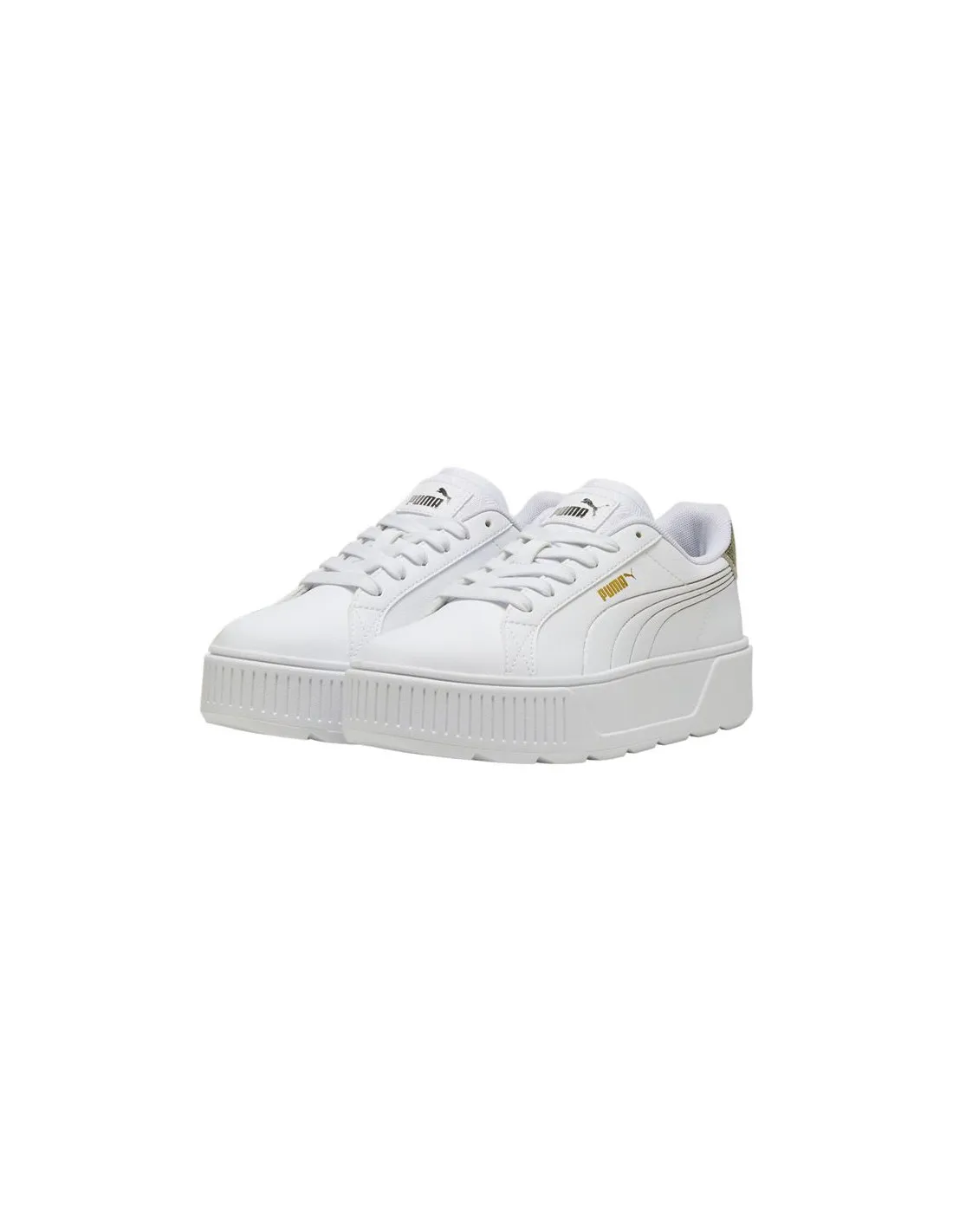 Zapatillas Puma Karmen Metallic Shine Blanco Mujer