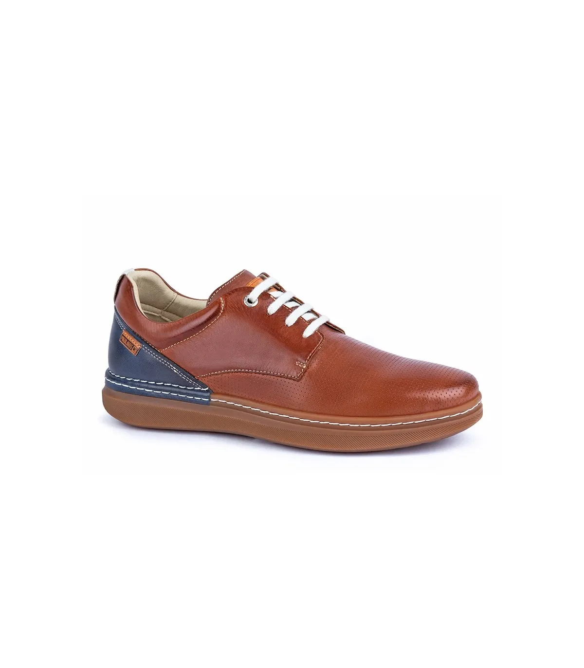 Zapato de piel en color cuero