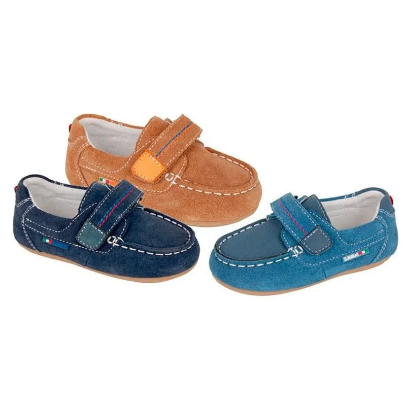 Zapato nautico niño de piel