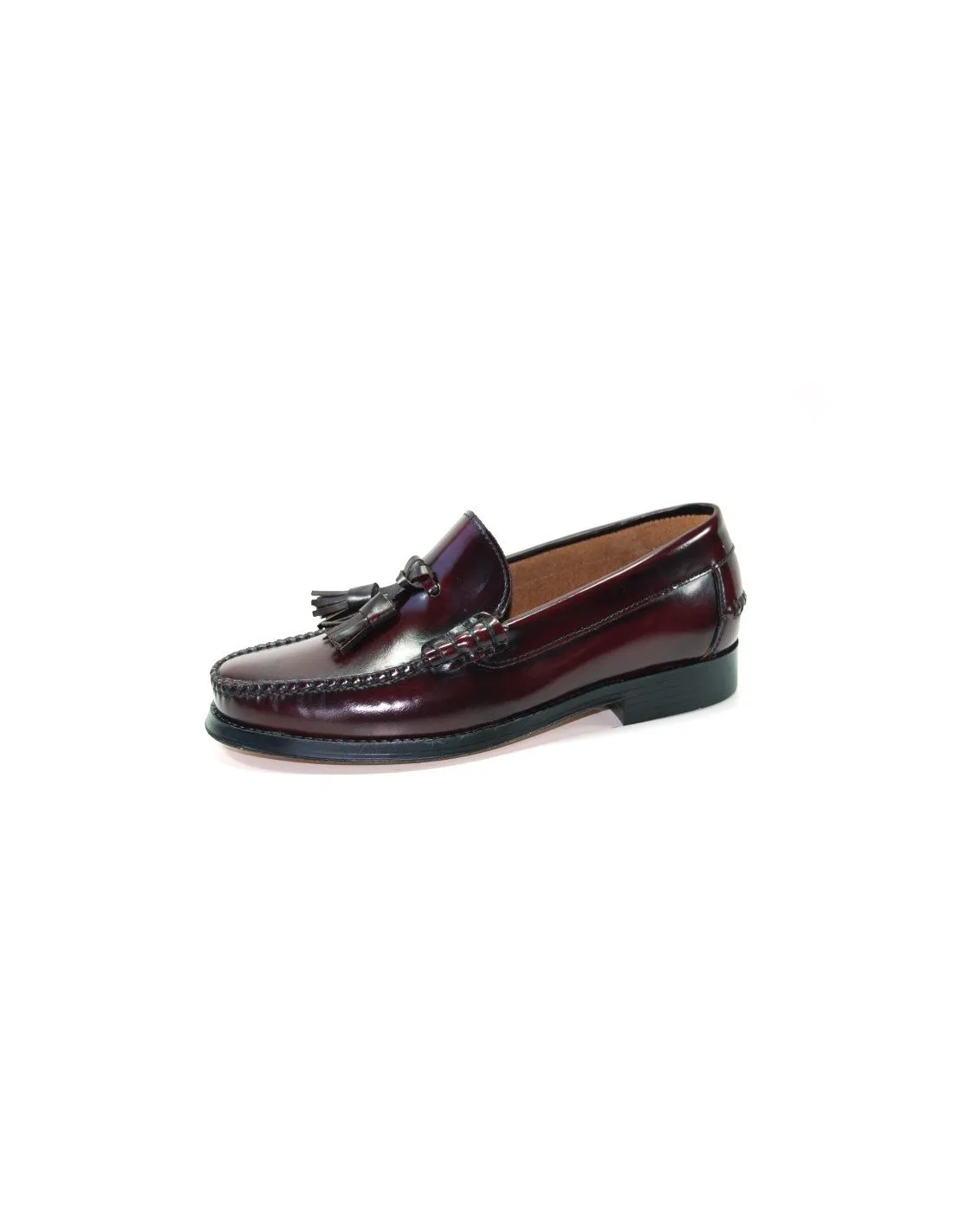 Zapato Piel Hombre Borlas