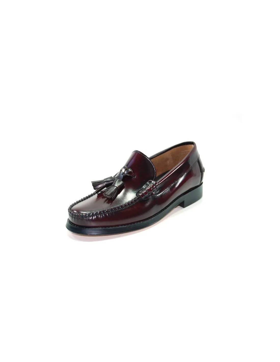 Zapato Piel Hombre Borlas