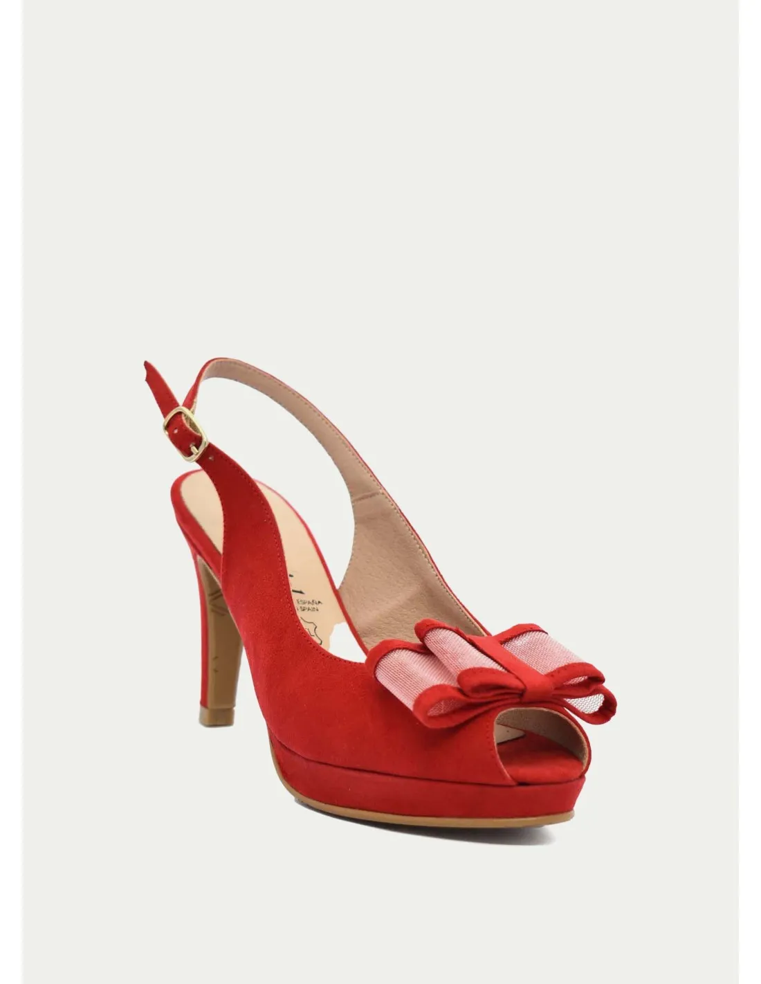 ZAPATO VESTIR DANIELA VEGA 1803 ROJO 
