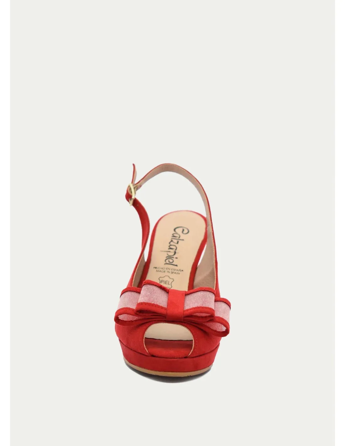 ZAPATO VESTIR DANIELA VEGA 1803 ROJO 
