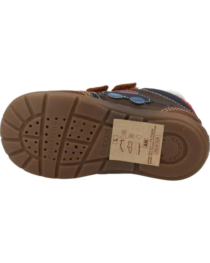 Zapatos de Niño GEOX B ELTHAN BOY MARRON
