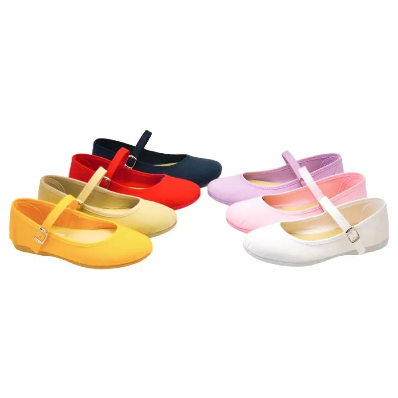 Zapatos niña nacionales en lona