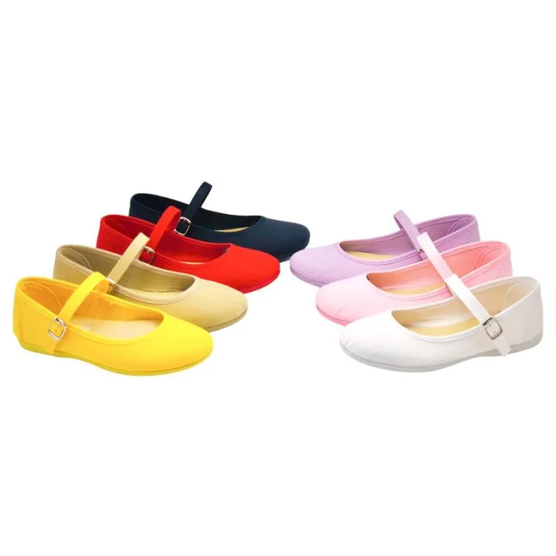 Zapatos niña nacionales en lona