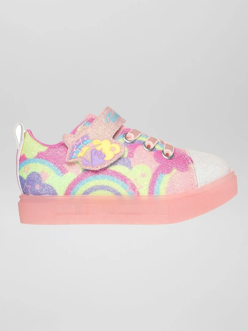 ZAPATOS 'SKECHERS TWINKLE SPARKS ICE 2.0  SHIMMERING SKY'  ROSA
